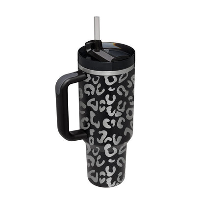 Tumbler With Handle Straw Insulated