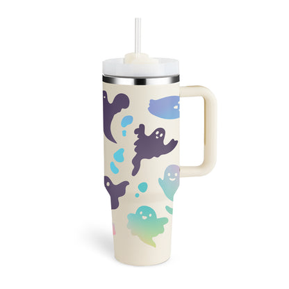 Tumbler With Handle Straw Insulated