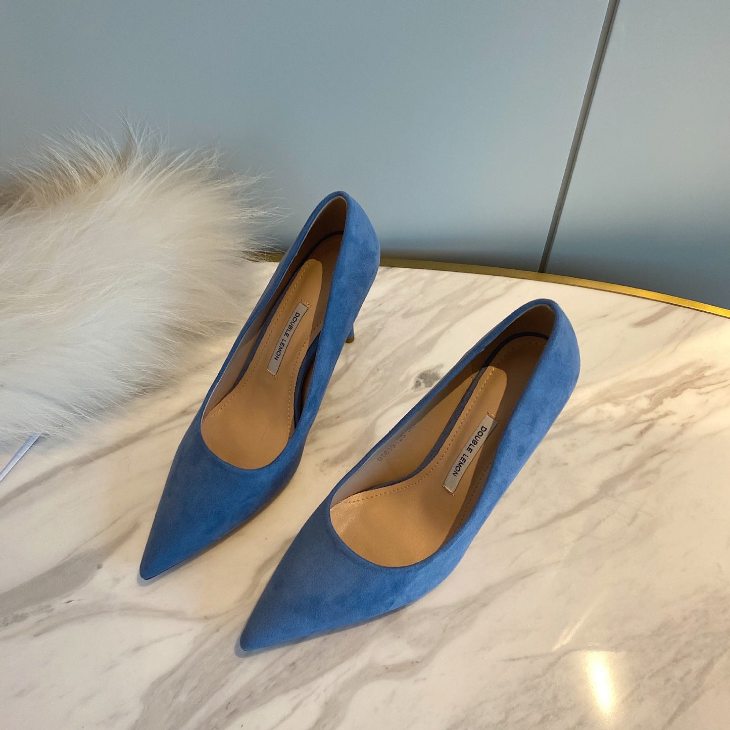 Buy Stylish green, yellow, and blue stiletto heels