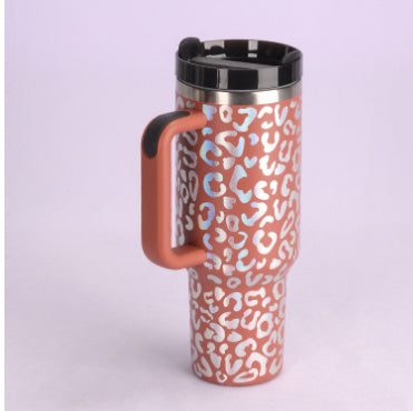 Tumbler With Handle Straw Insulated