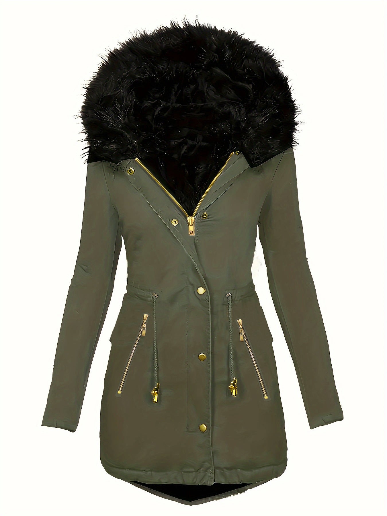 Buy warm and stylish faux fur jacket