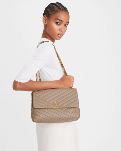 Kira Chevron Shoulder Bag-Tory Burch Inspired