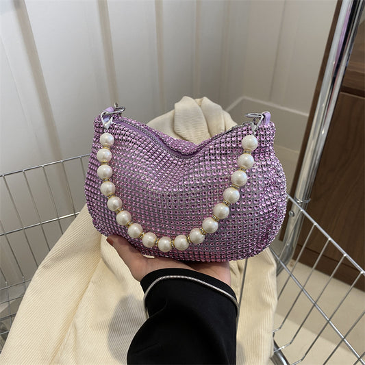 Buy pearl beaded chain bag online