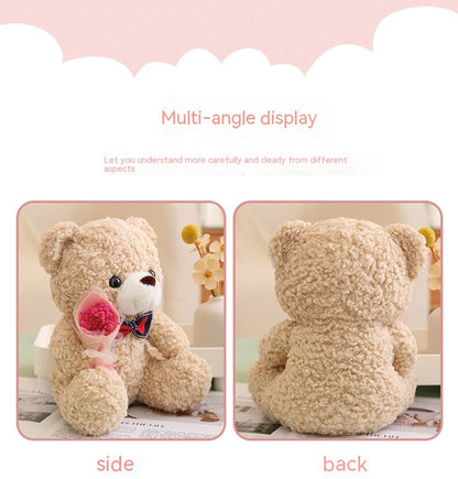 Rose Bear Doll Girls Valentine's Day Gift