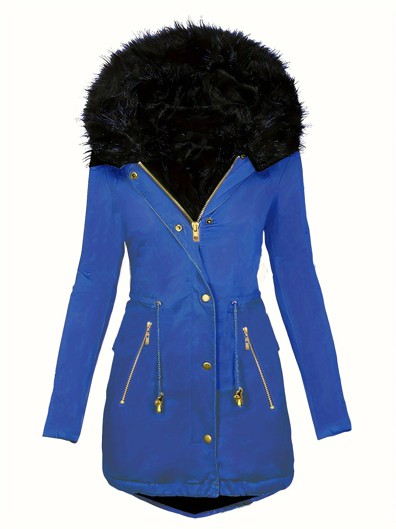 Latest chic hooded faux jacket online