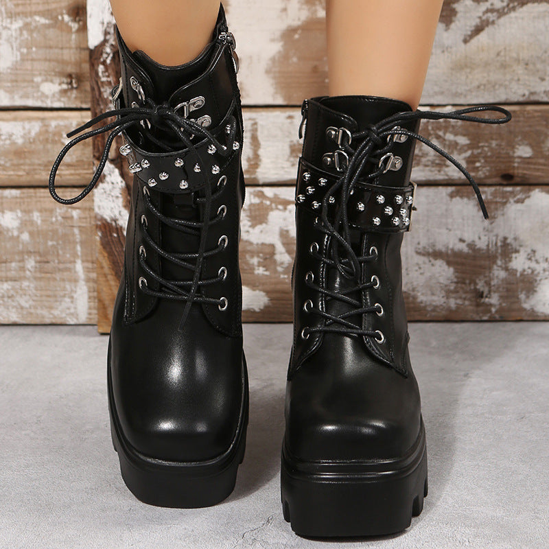 Buy Studded Chunky Boots