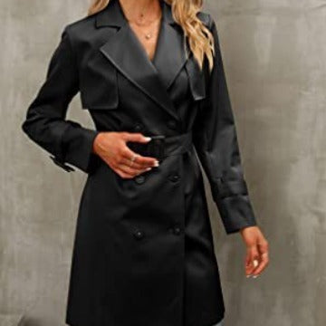 Buy Trenchley Double-Breasted Coat