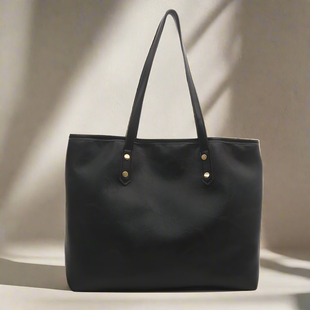 designer black tote