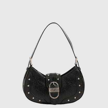 Buy velvo Rivet Hobo bag 