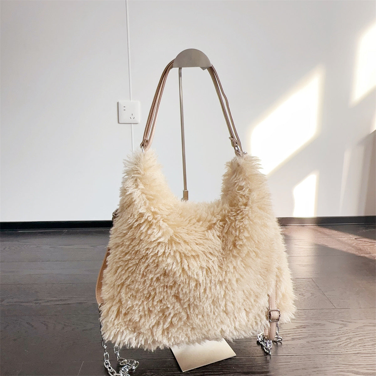 Buy fashionable cozy fur bag 