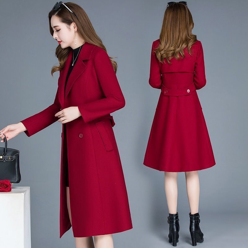 Buy Elegant thickened wool coat now