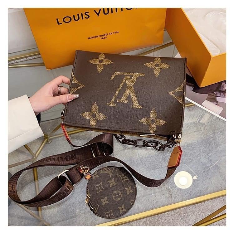 Luxury branded bag lv-inspired