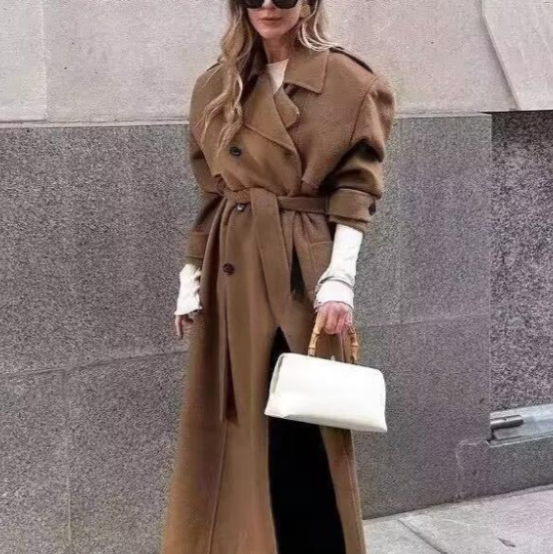 Shop fashionable coat with belt