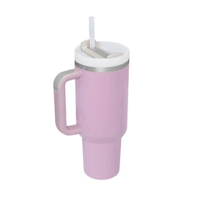 Tumbler With Handle Straw Insulated