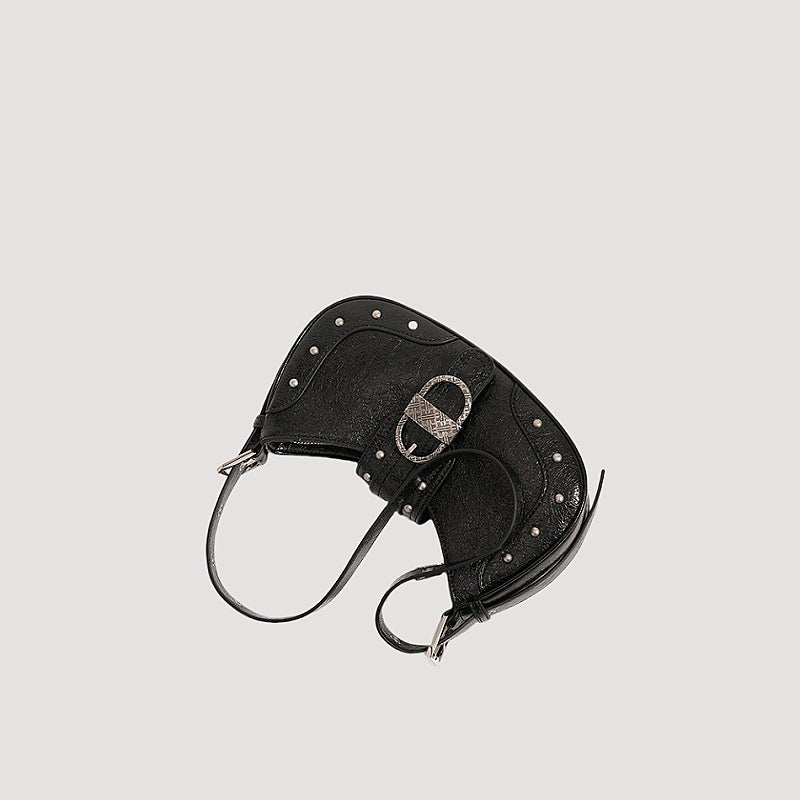 Buy velvo Rivet Hobo bag 