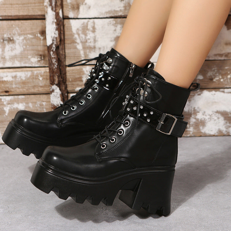 Buy Studded Chunky Boots