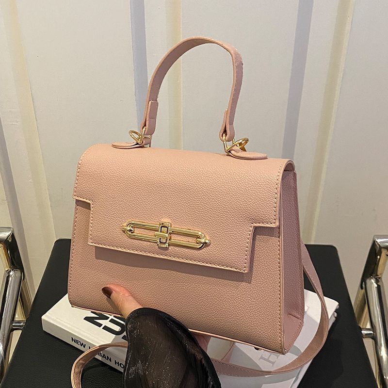 latest nude pink French-style handbag online