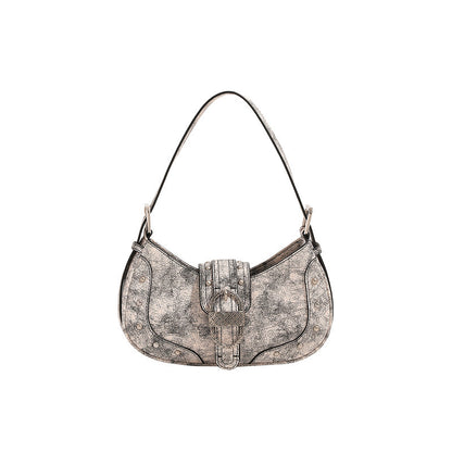 Buy velvo Rivet Hobo bag 