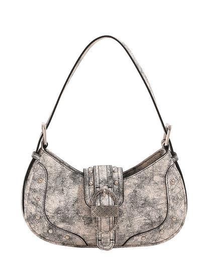 Buy velvo Rivet Hobo bag 