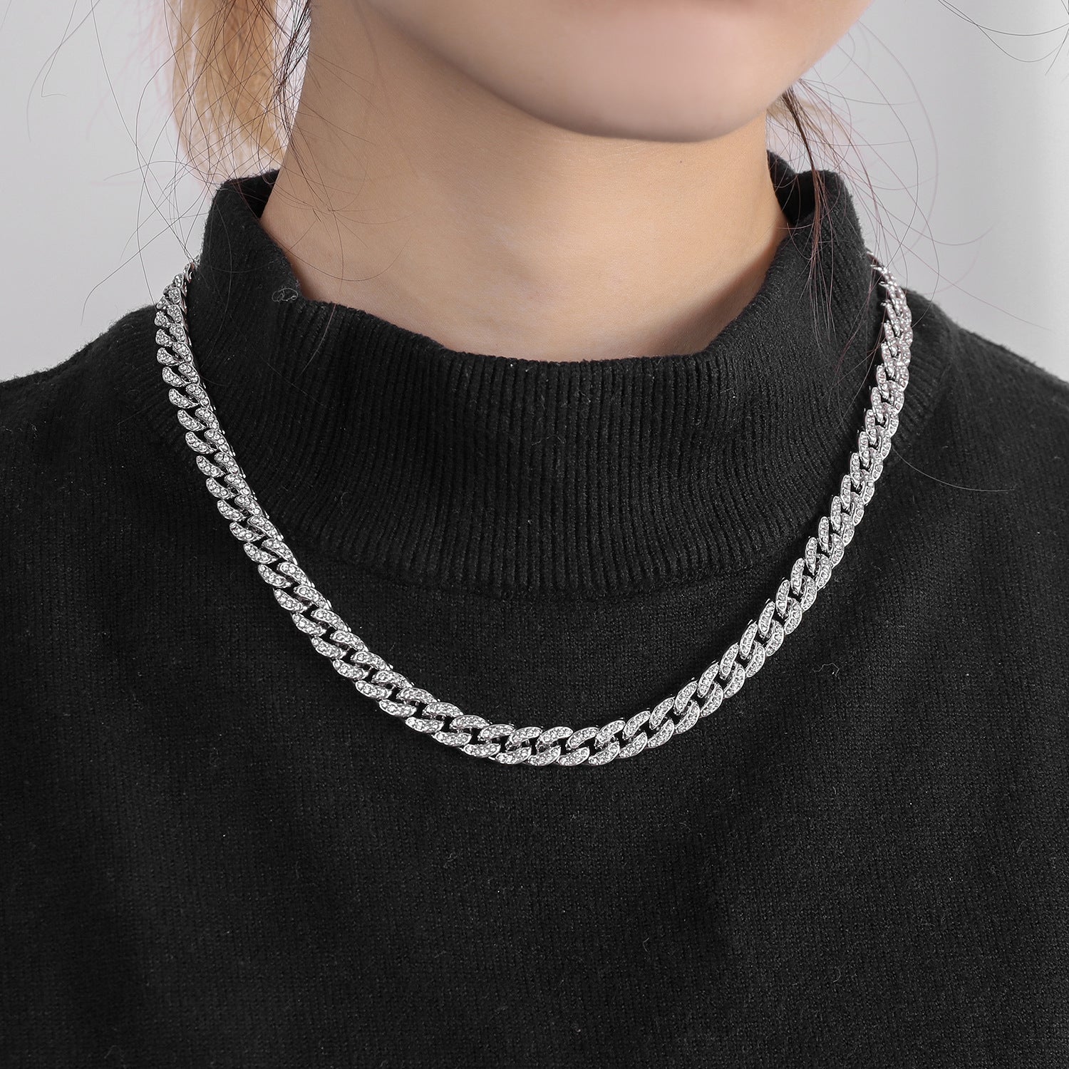 Alloy  Hip Hop Necklace