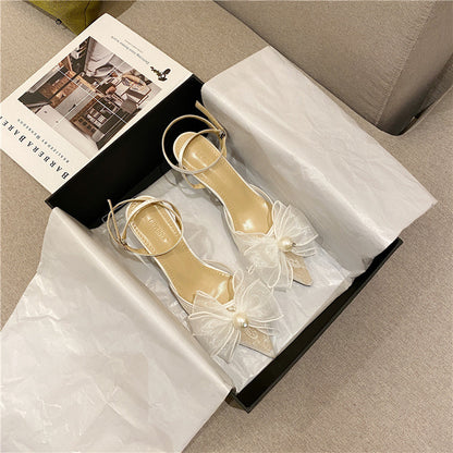 Stylish white high heels online