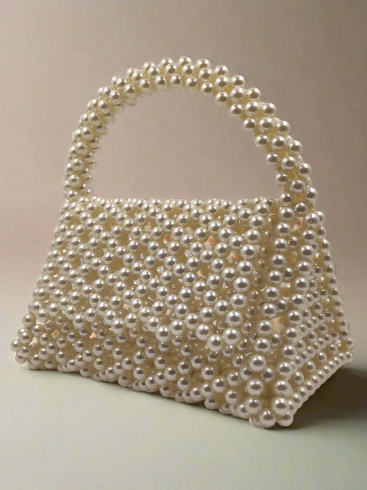 beaded triangle bag 