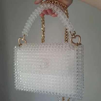 White Pearl Handbag