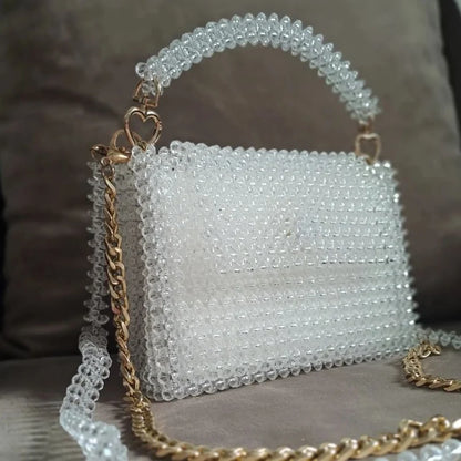 White Pearl Handbag