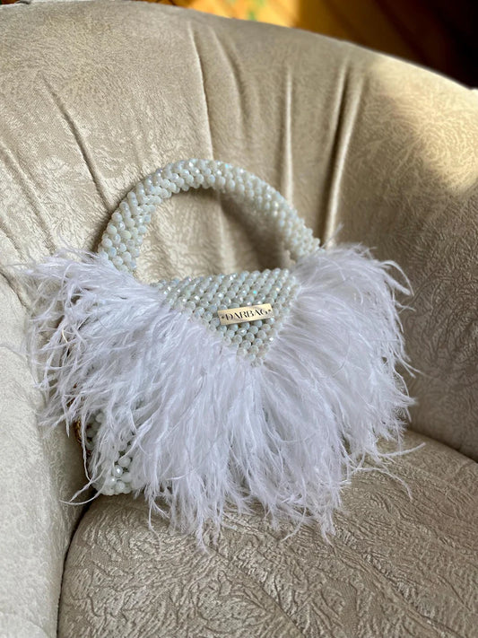 Crystal Feather Bag